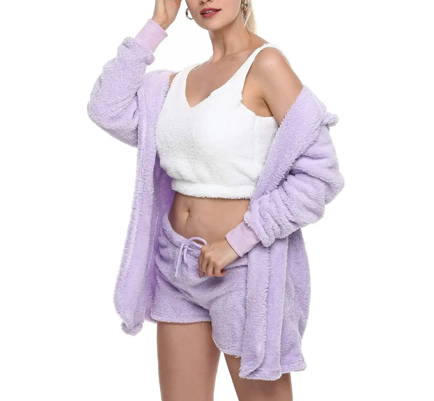 Cara™ - Plush pyjama 3 piece - set